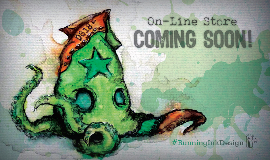 Online Store Coming Soon! ☆ Running Ink Design